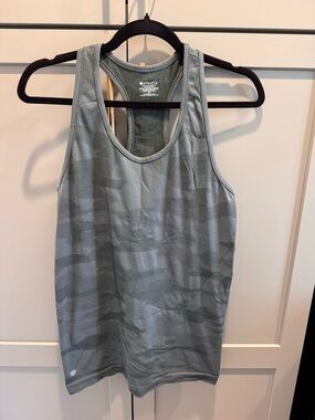 Athleta Women's Sage Green Camo Racerback Tank